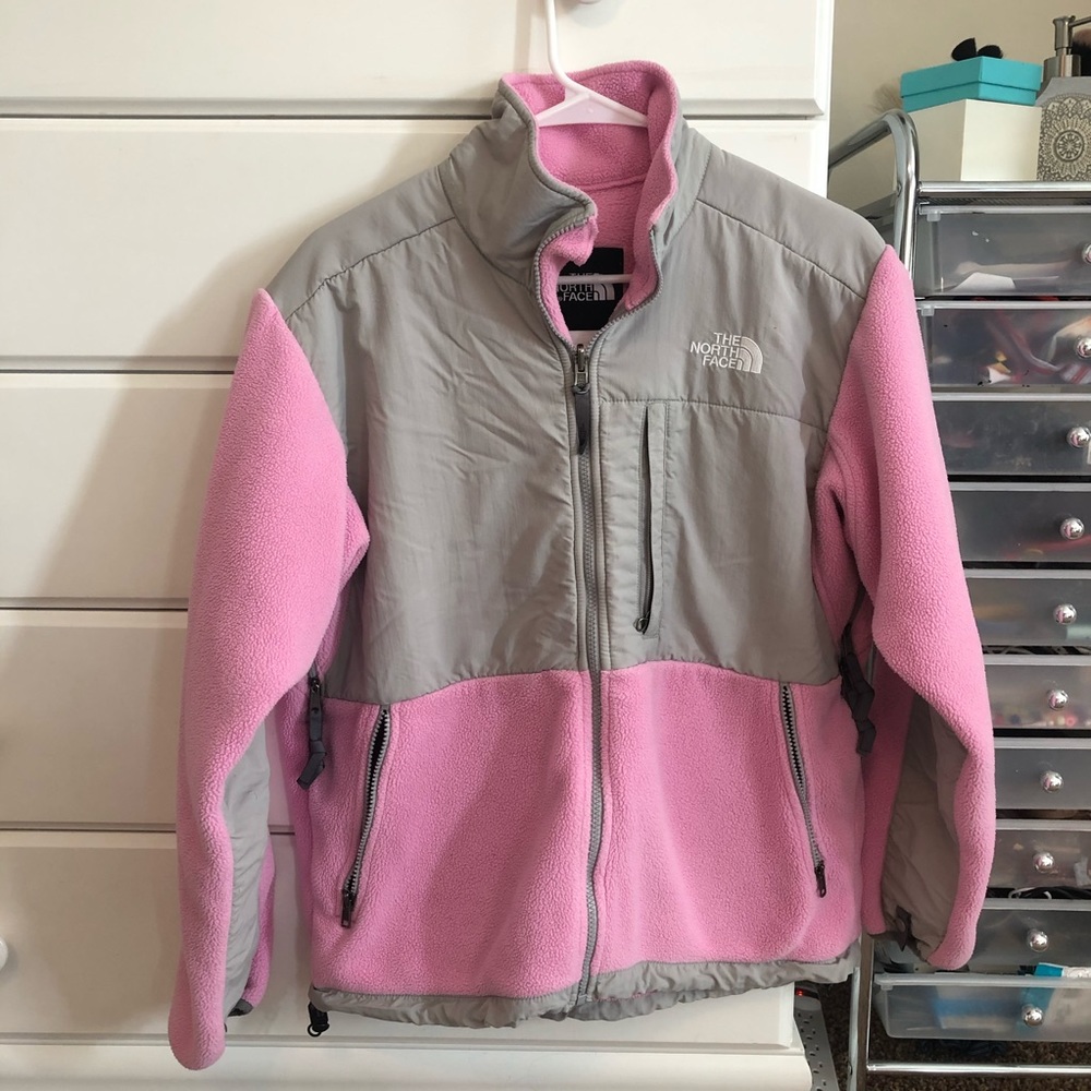 PINK THE NORTH FACE JACKET